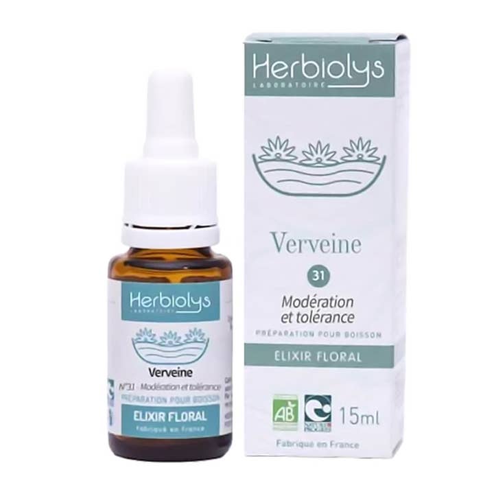 Organic verbena floral elixir - 15 ml - No. 31 for wholesale by Biovista