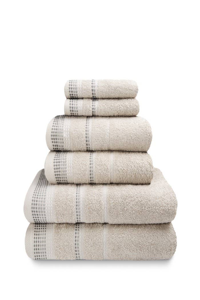Rapport Home Furnishings Limited - Venta al por mayor Juegos de toallas - Toalla Berkley Bale 6PC1
