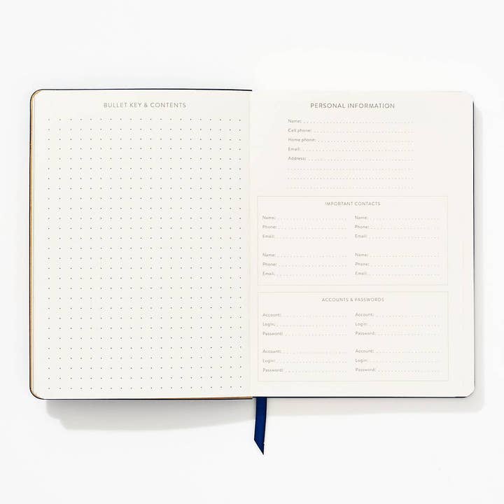Paper Source Wholesale - Wholesale Journal/Diary - Navy Blue Suede Journal