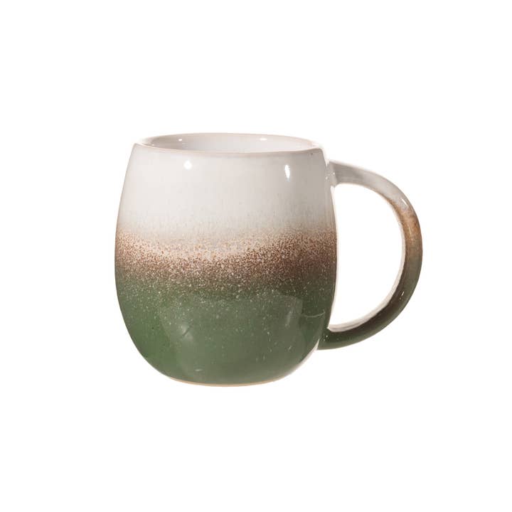 Sass & Belle Europe - Wholesale Coffee Mug - Dip Glazed Ombre Green Mug