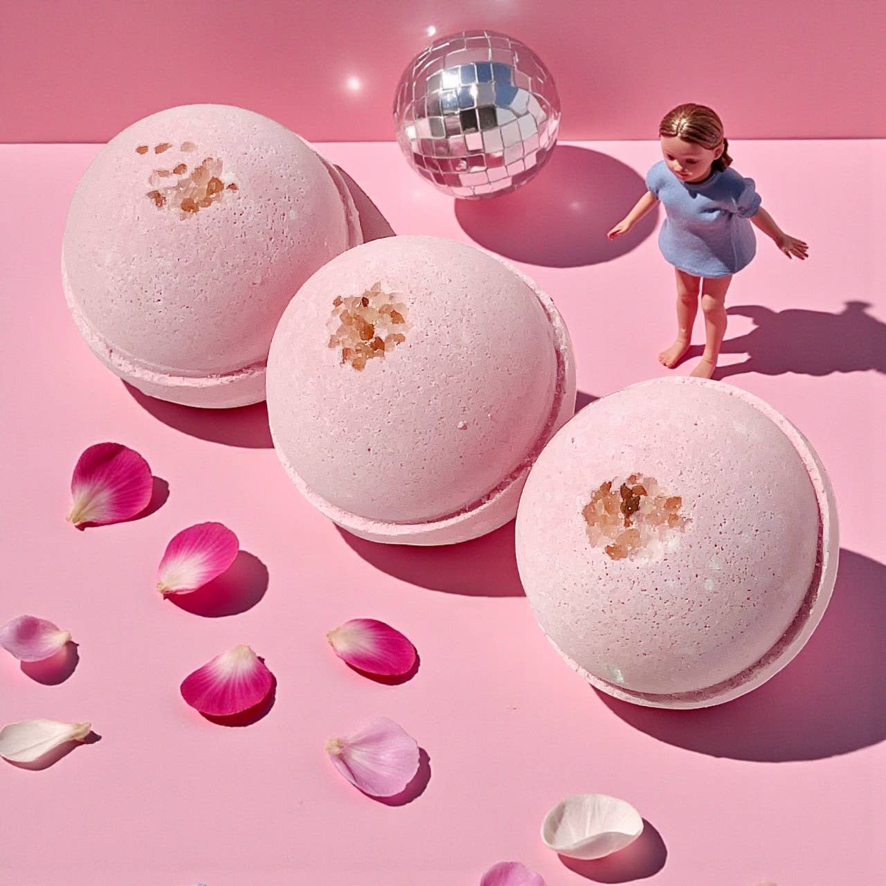 Pure Drop - Vente Bombe de bain/poudre effervescente pour le bain - Grande bombe de bain aux fleurs de cerisier et au sel de l'Himalaya, 8 oz