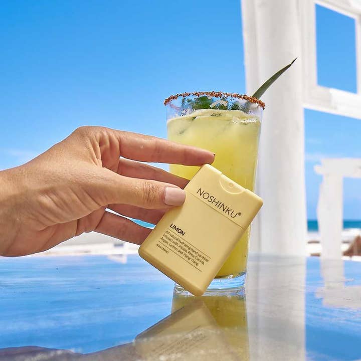 Noshinku - Wholesale Hand Sanitizer - Refillable Lemon Ylang-Ylang Moisturizing Pocket Sanitizer