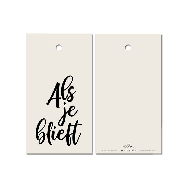 Cadeaukaart | Alstublieft voor wholesale door MOOI eco | VanMooi.nl