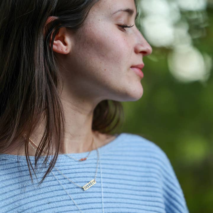 Fluff Hardware – wholesale Hänge-/berlockhalsband – Månen Phase Halsband1