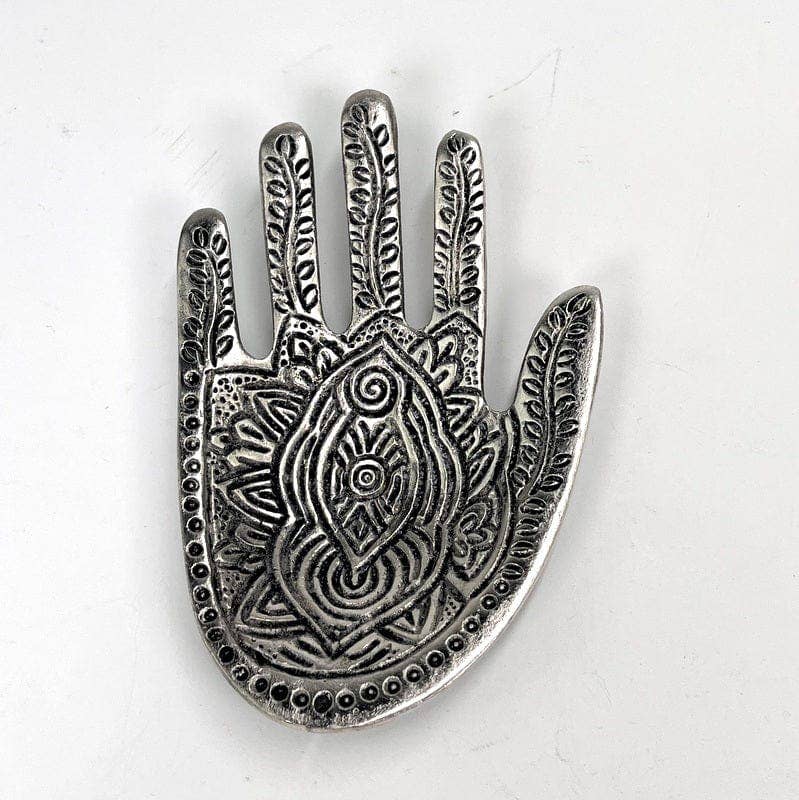 Rock Paradise - Wholesale Incense Holder - Crystal Hand Incense Holder - Silver or Gold -0