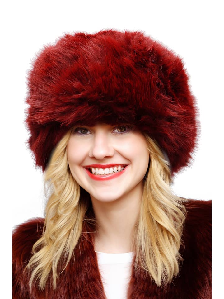 Cap Zone - Vente Manteau en fourrure/fausse fourrure – femme - Chapeau cosaque Papakha en fausse fourrure douce