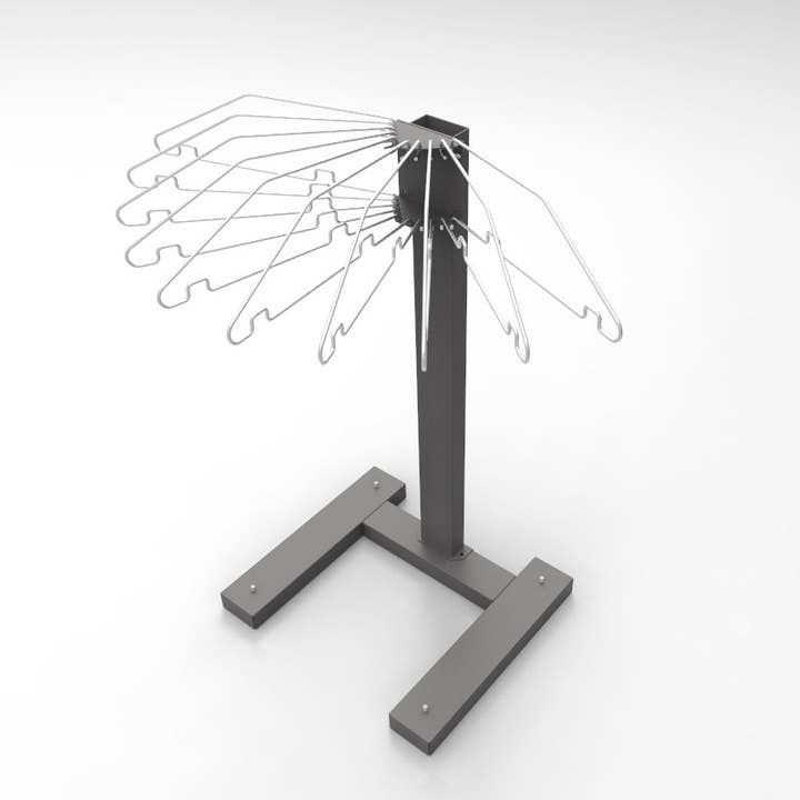 Supporto per grembiuli di piombo, appendiabiti per grembiuli di piombo pesante 15677 per la vendita all'ingrosso da parte di FIXTUREDISPLAYS