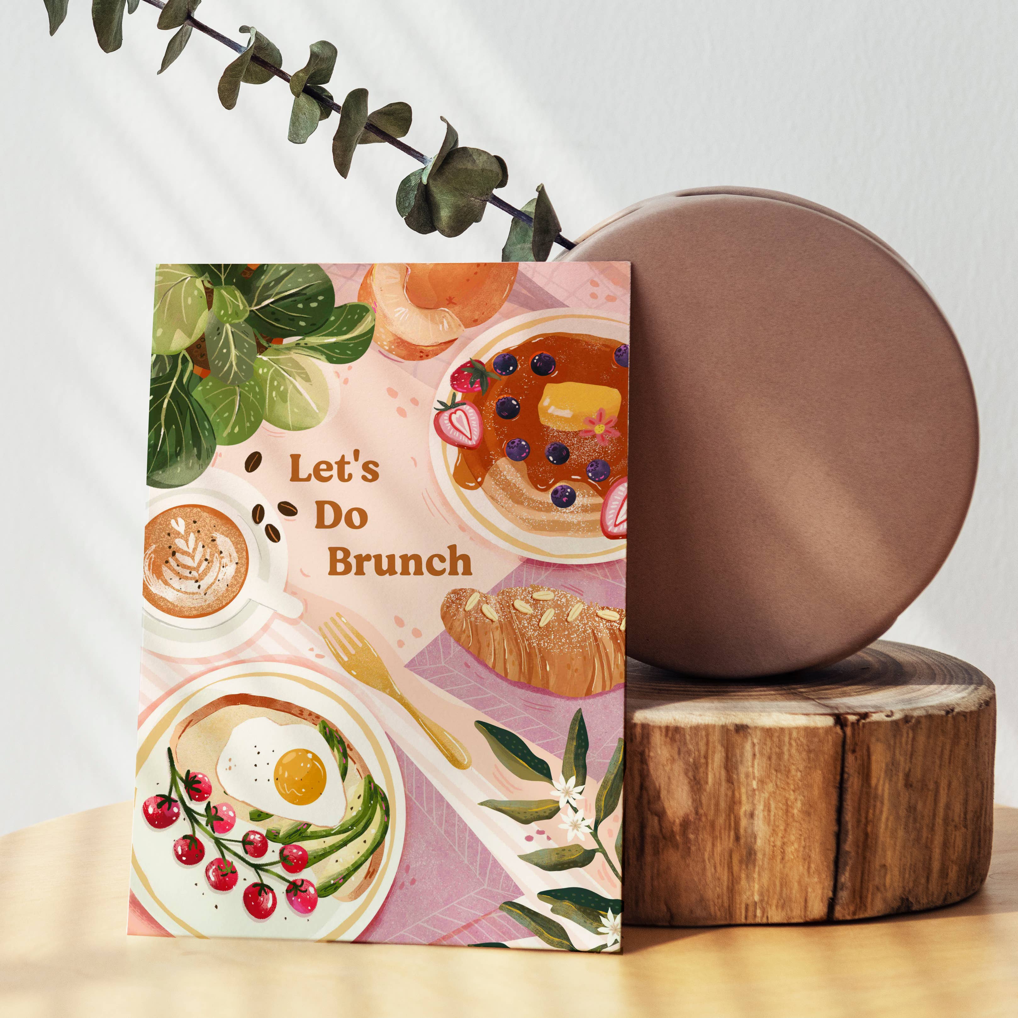 Anna Cheng Design – wholesale Art print – Let's Do Brunch Breakfast Cafe Art Print for Foodies3