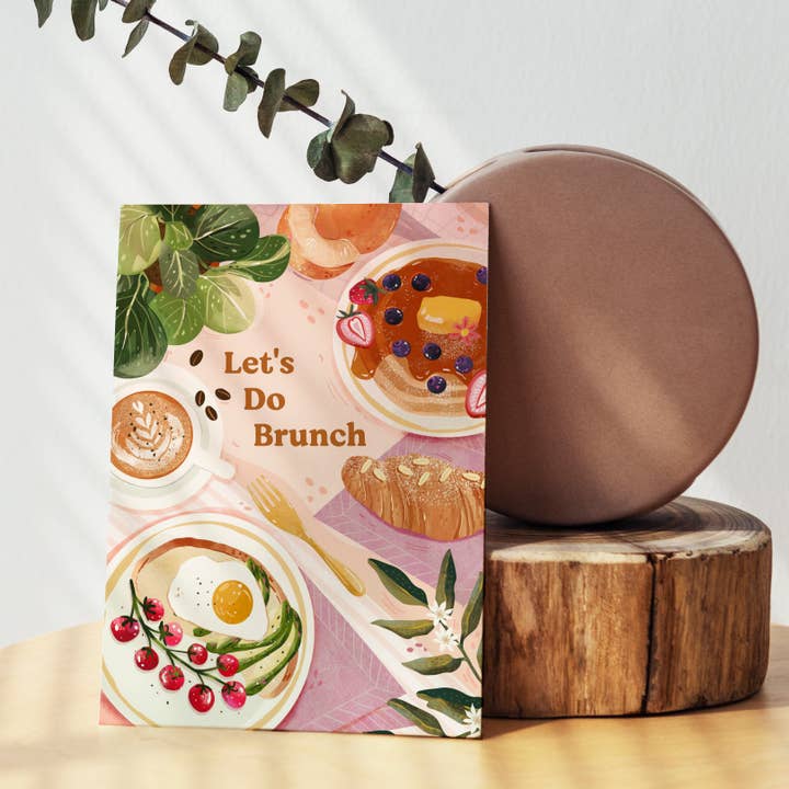 Anna Cheng Design – wholesale Art print – Let's Do Brunch Breakfast Cafe Art Print for Foodies3