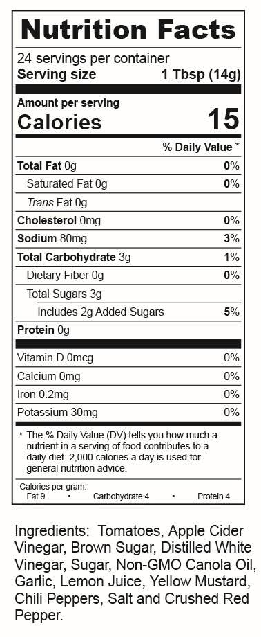 TorchBearer Sauces - Wholesale BBQ Sauce - Carolina Style BBQ | 12oz Bottle | Mild n Tangy | Heat 1/103