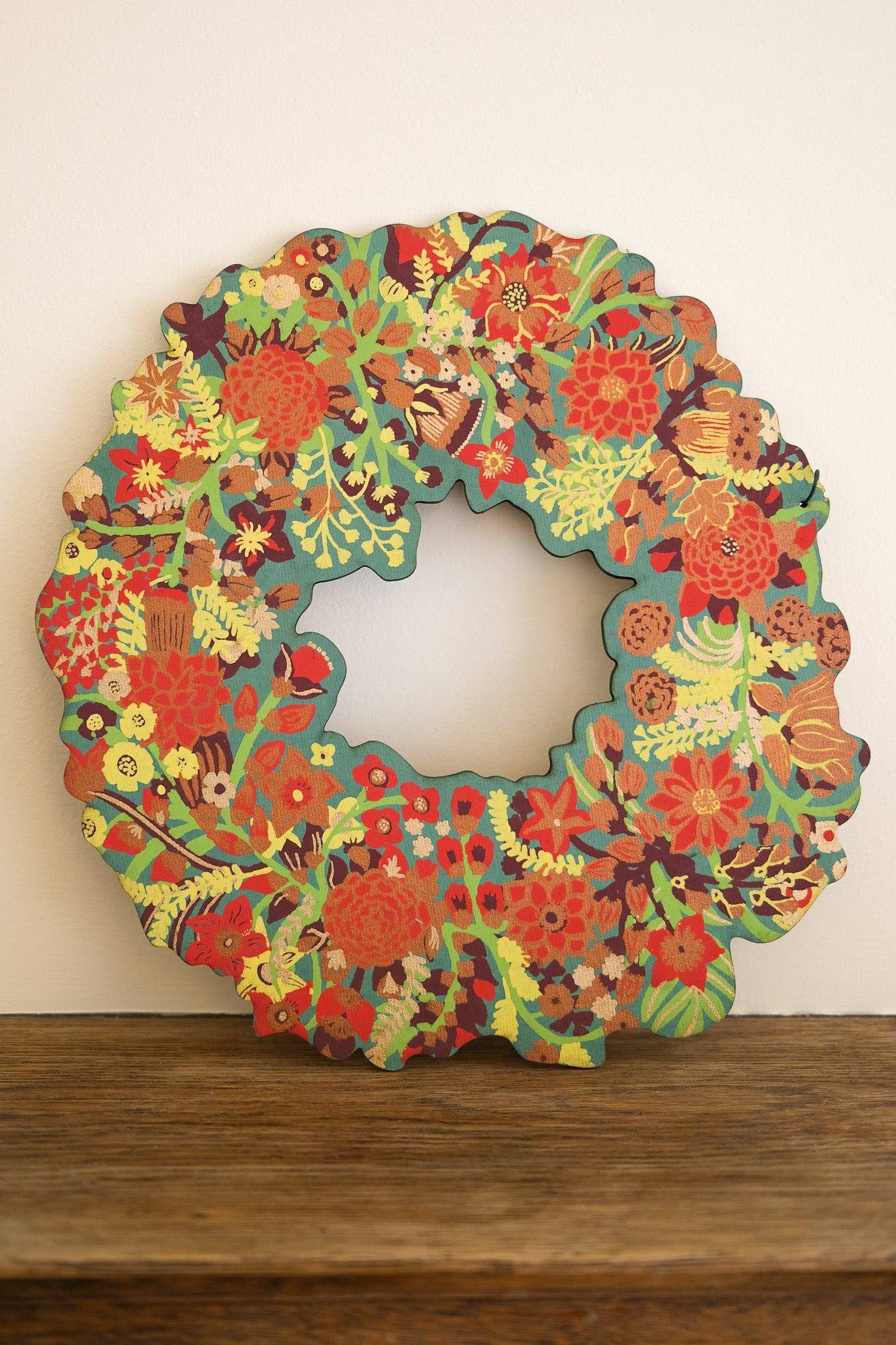 East End Press – wholesale Wreath – UK/EU: Christmas Foliage Cotton Board Wreath4