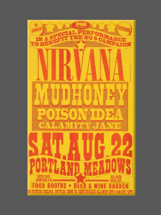 NIRVANA, Magnet, Button, Mirror, Fridge, MUDHONEY POSTER for wholesale by Ba Ba Buttons