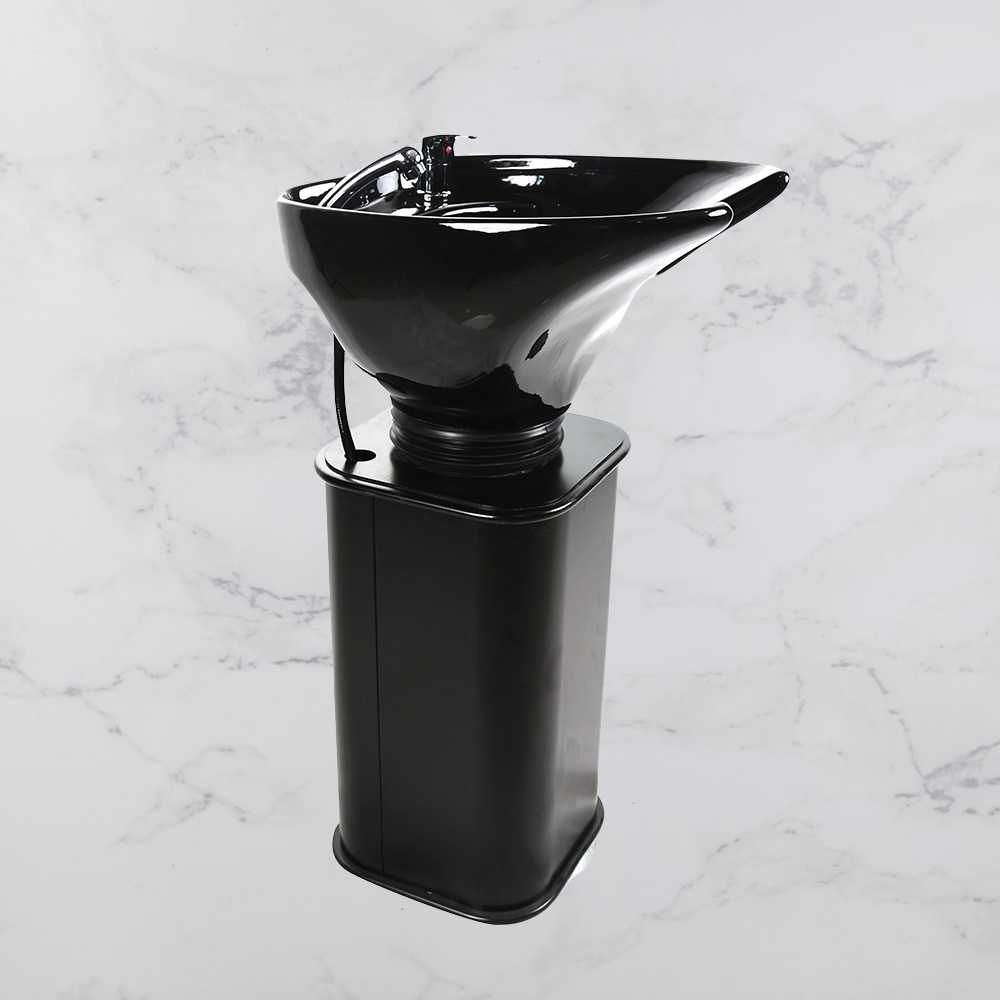 Salon Equipment Pros - Wholesale Face/Beauty Roller - Carla 2 Free Standing Shampoo Pedestal Sink with Faucet kit4
