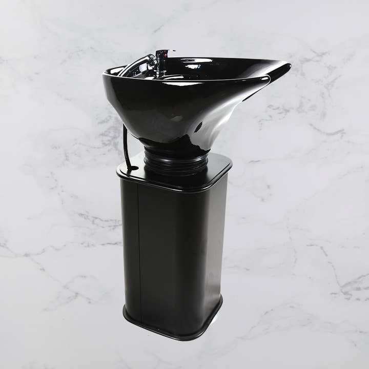 Salon Equipment Pros - Wholesale Face/beauty roller - Carla 2 Free Standing Shampoo Pedestal Sink with Faucet kit4