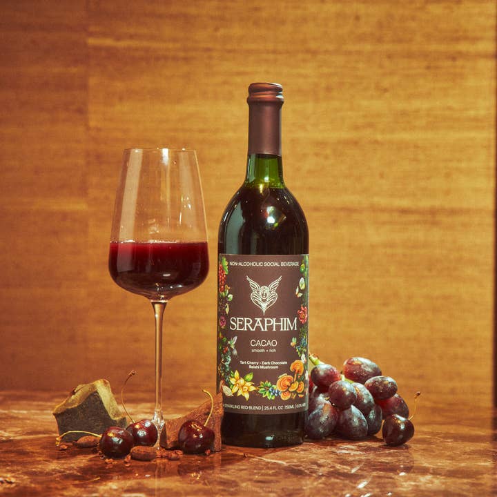 6-bottle case_Cacao Smooth + Rich Blend for wholesale by Seraphim Social Beverage