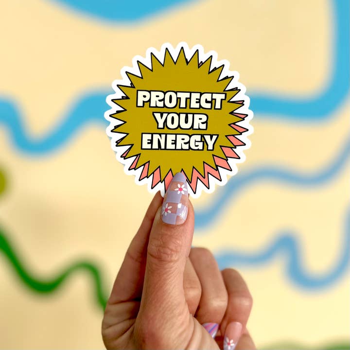 Charley Taylor Art - Wholesale Sticker - Bescherm uw Energy Y2K-sticker12