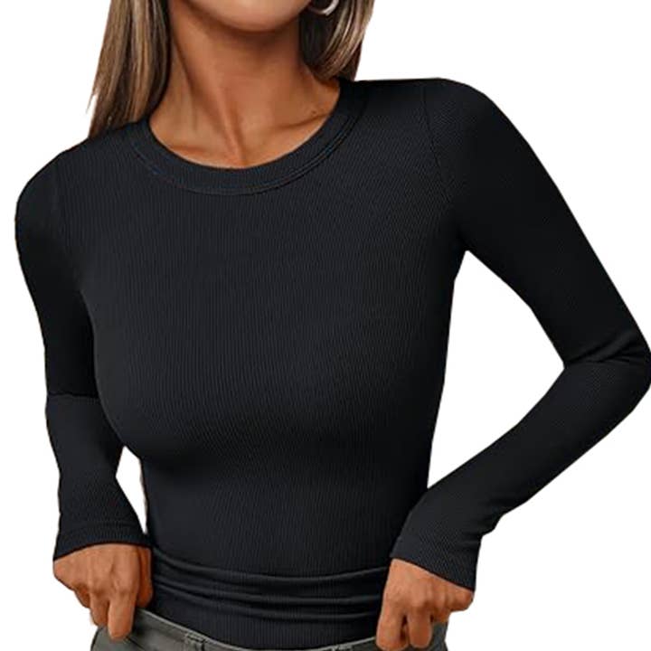 Solid Color Round Neck Top and other Purchase Wholesale solid. Free Returns & Net 60 Terms on Faire trending on Faire.