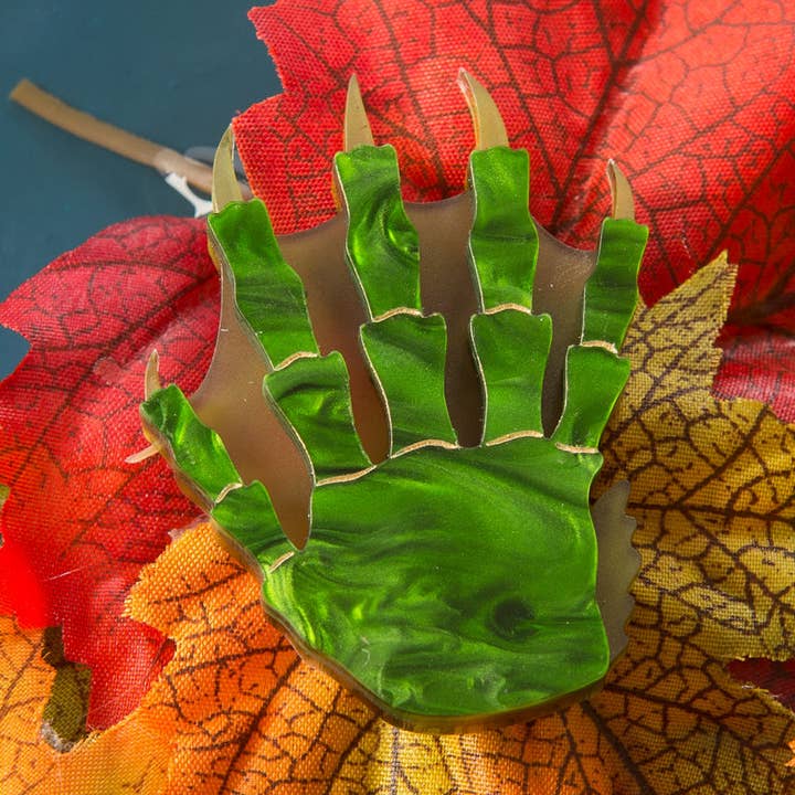 Gill-man Brooch for wholesale by Sugar and Vice