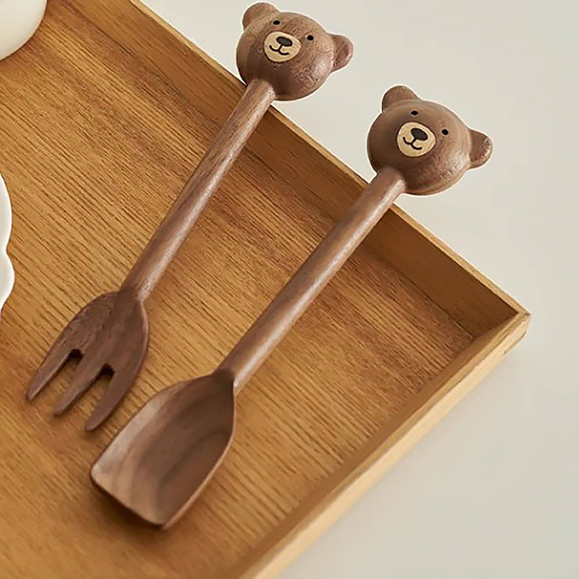 MinoCraft - Wholesale Serving Utensil - Handmade walnut tableware4
