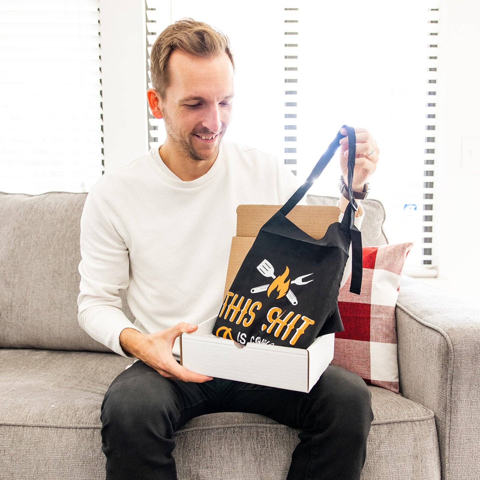 Lavley – Avental por atacado – Este SH*t é Avental Delicioso - Avental de Grelhar Engraçado5