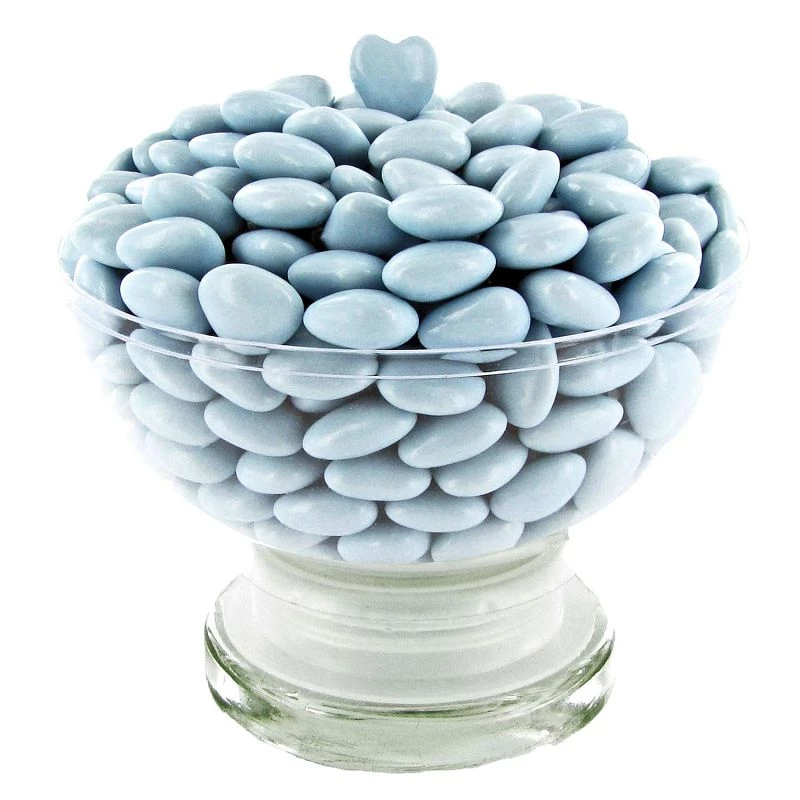 LS GROUP – wholesale Boiled sweets – Mini chocolate hearts lavender blue dragee0