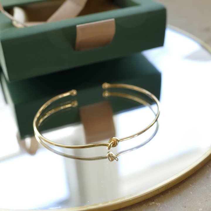 Gold Plated Bangle Milu for wholesale by Cátia Levy Designer