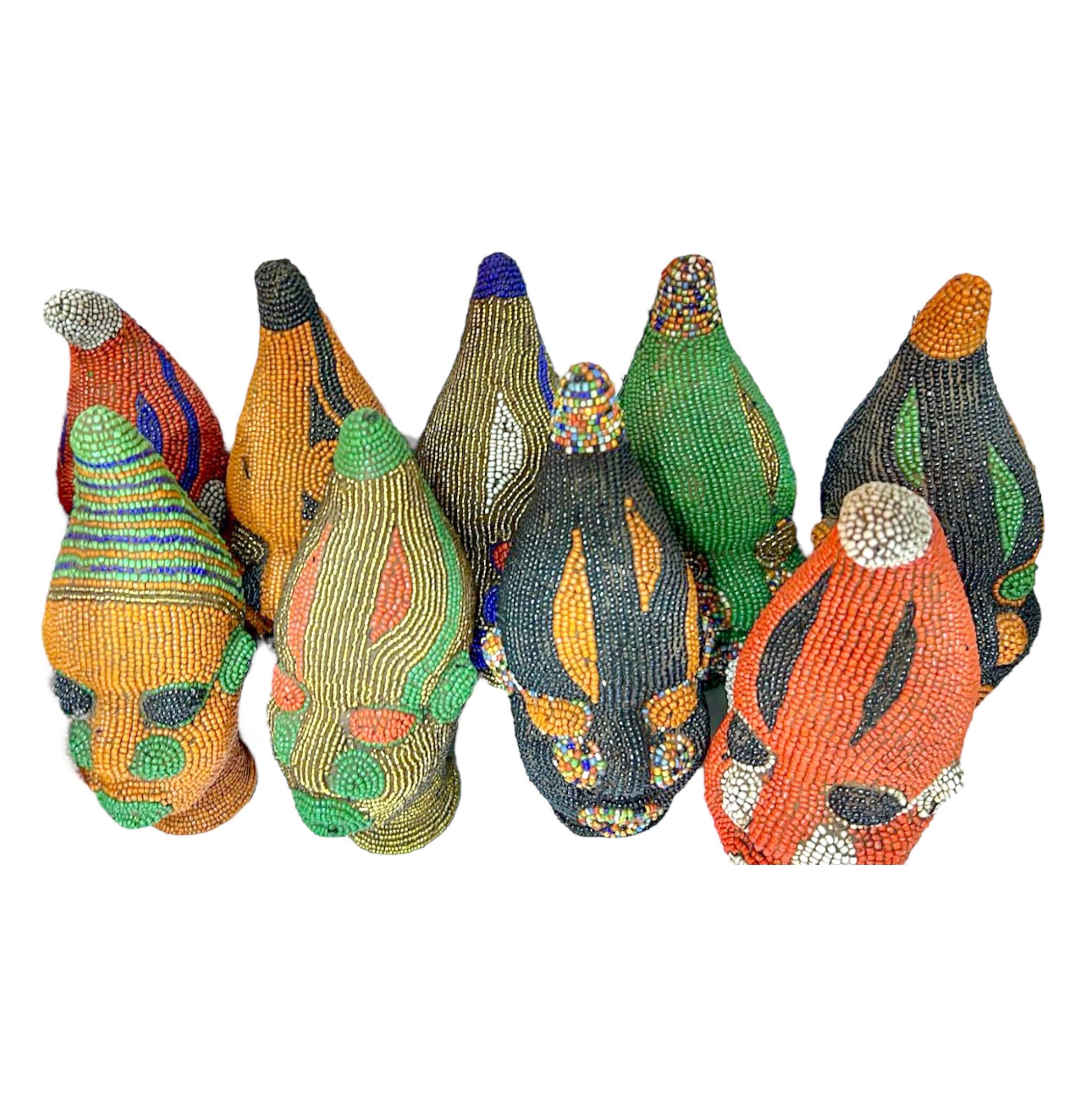 SOUK in the CITY - Wholesale Decorative Figurine - SMALL Bamileke Statues - new design4