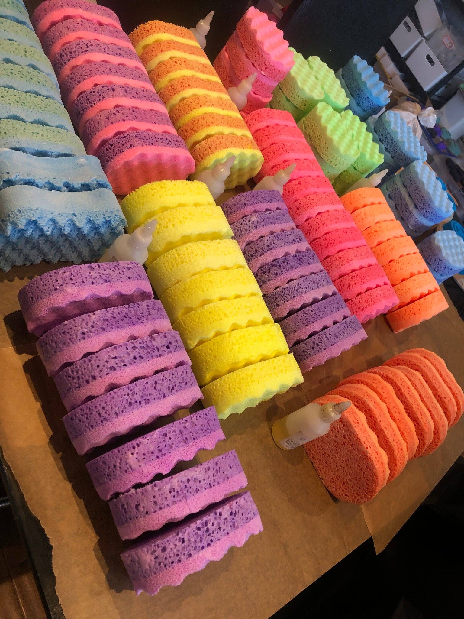 Fizzy Lou’s Ltd - Wholesale Bath Pouf/Sponge - Fully Loaded Soap Sponges1