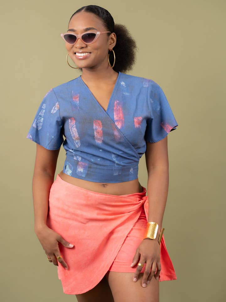 Mini Skort - Coral Pink for wholesale by GEOMETRIC