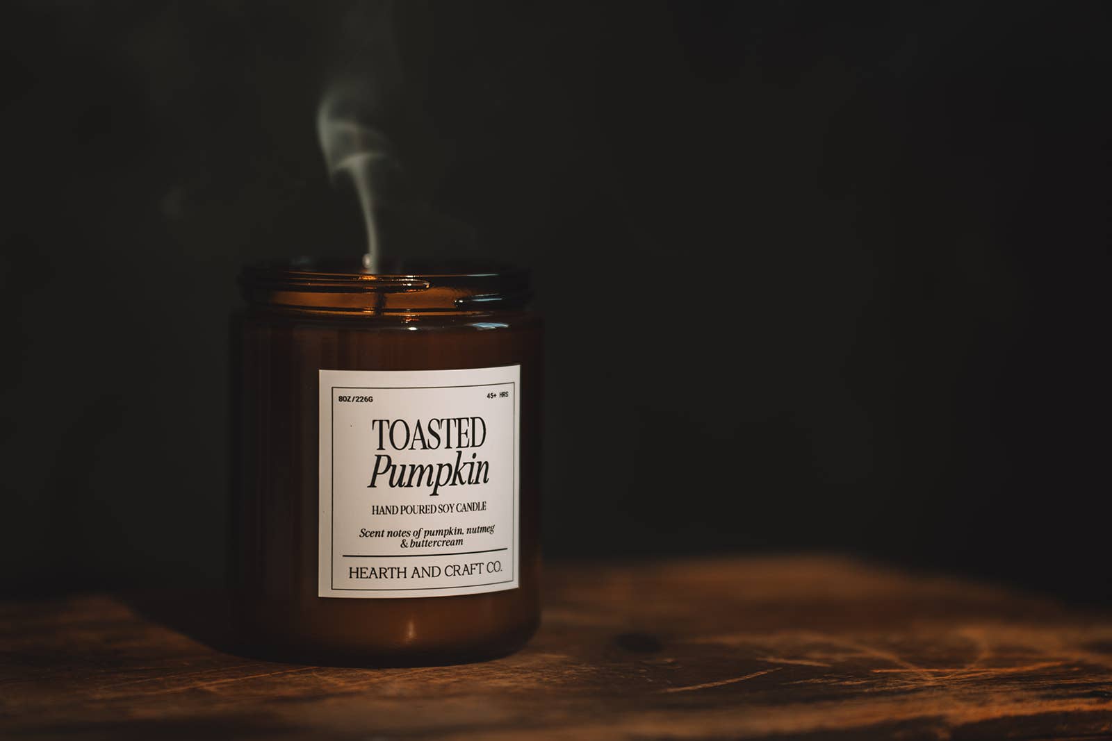 Hearth and Craft Candle Co. - Wholesale Jar/Filled Candle - TOASTED PUMPKIN15