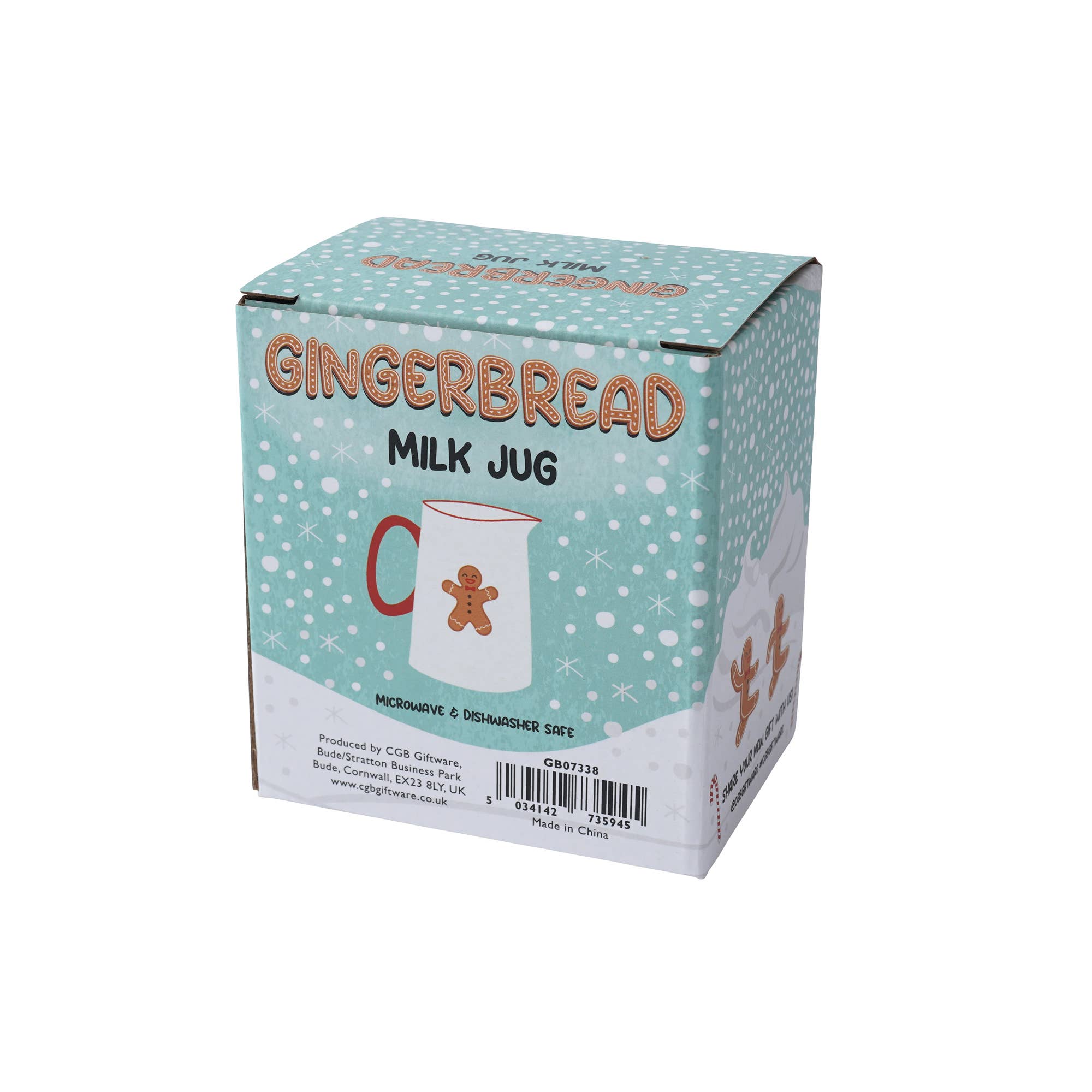 CGB Giftware - Wholesale Jug - Christmas Gingerbread Man Milk Jug5