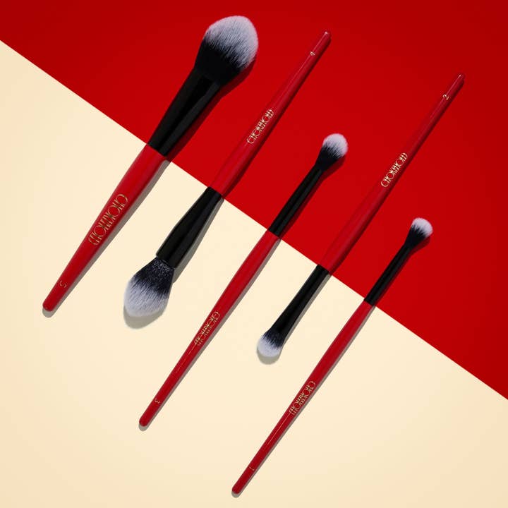 Chokehold 5-Piece Brush Set for wholesale by Chokehold Cosmetics