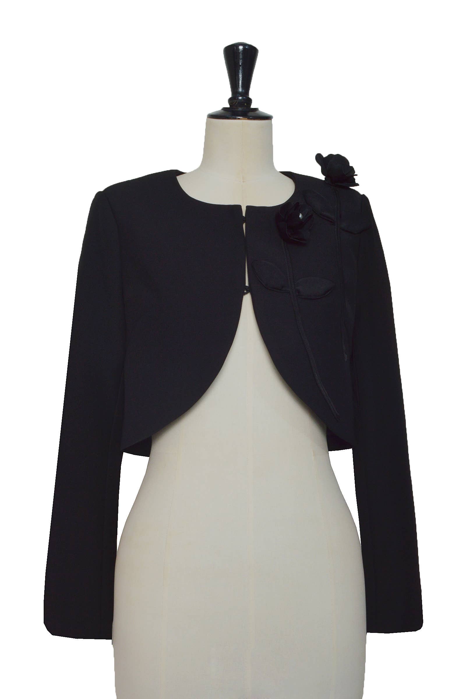 ELLI WHITE - Wholesale Jacket - Women's - Contrasted floral short jacket2