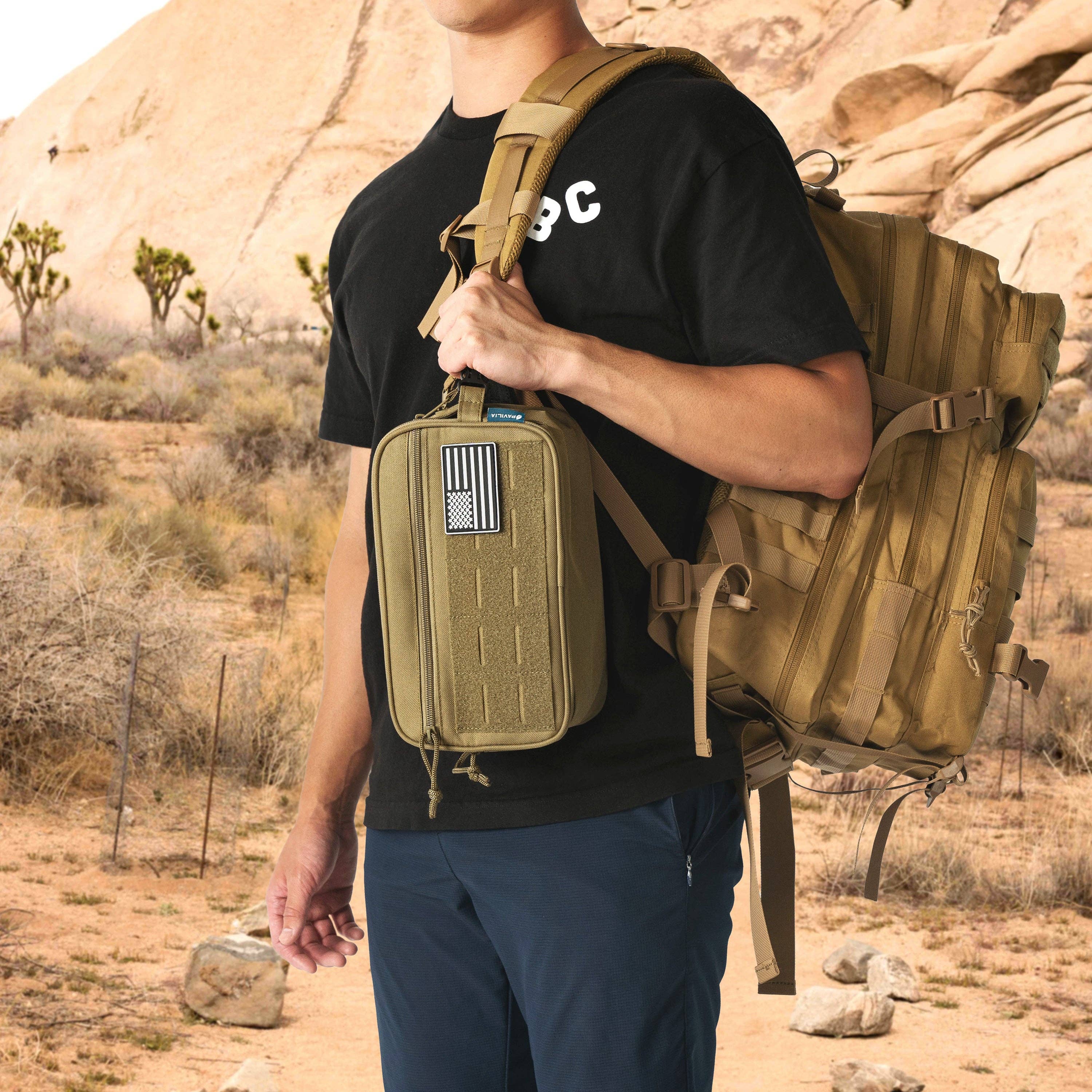 Pavilia - Venta al por mayor Neceser - Hombre - Bolsa de Aseo Táctica Militar7