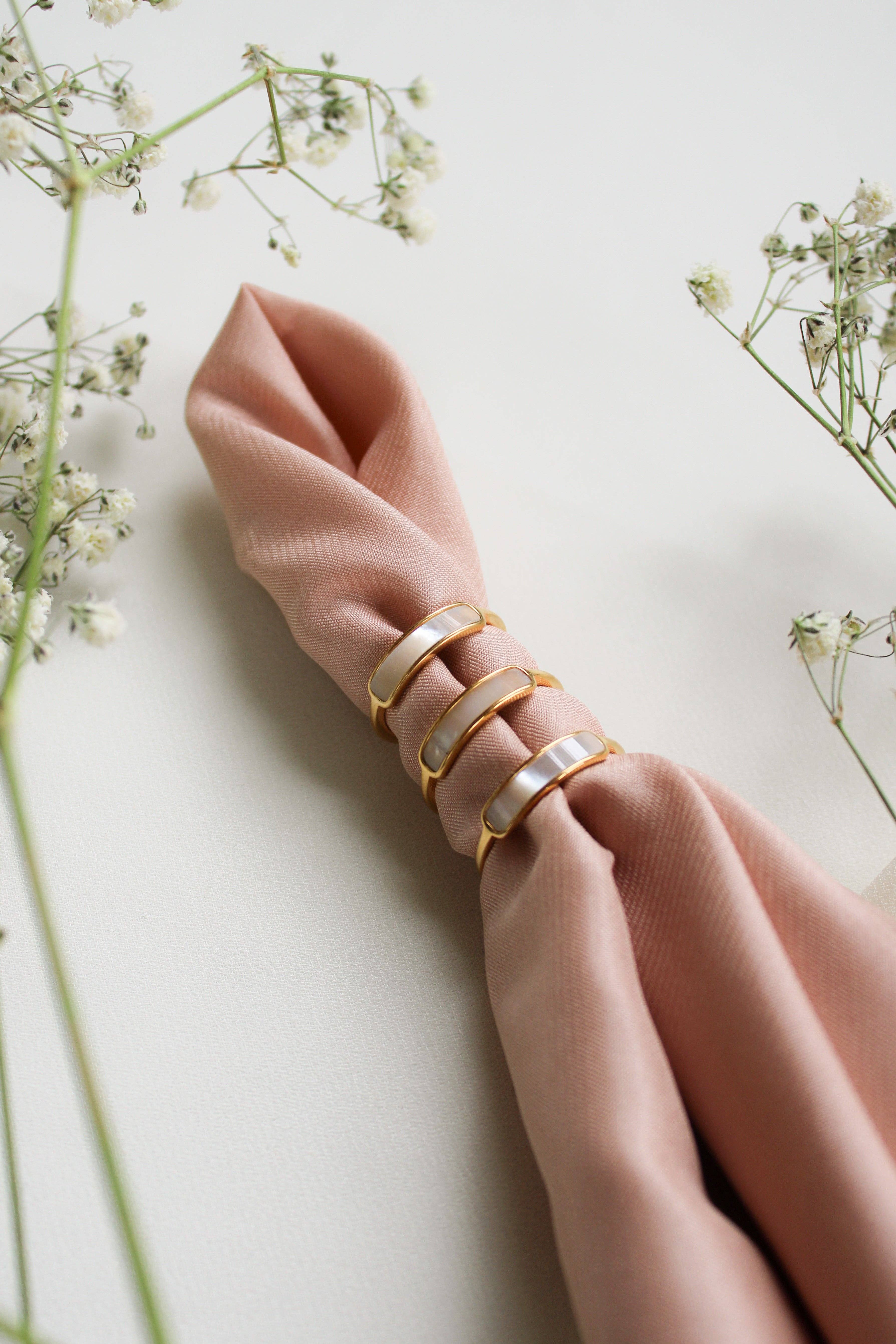 24th & Gold - Vendita all'ingrosso Anello midi/a fascia - Anello in oro a fascia iridescente