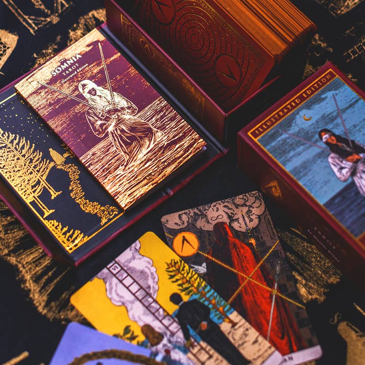 The Somnia Tarot by Nicolas Bruno - Wholesale Tarot Cards - The Somnia Tarot - Illustrated Edition - 78 Card Tarot Deck - by Nicolas Bruno
