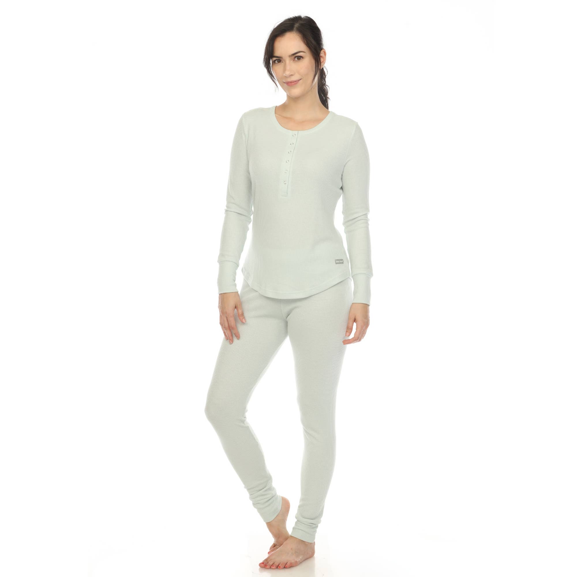 WHITE MARK - Wholesale Sleepwear Set - Women's - Women's Waffle Pajama Set18