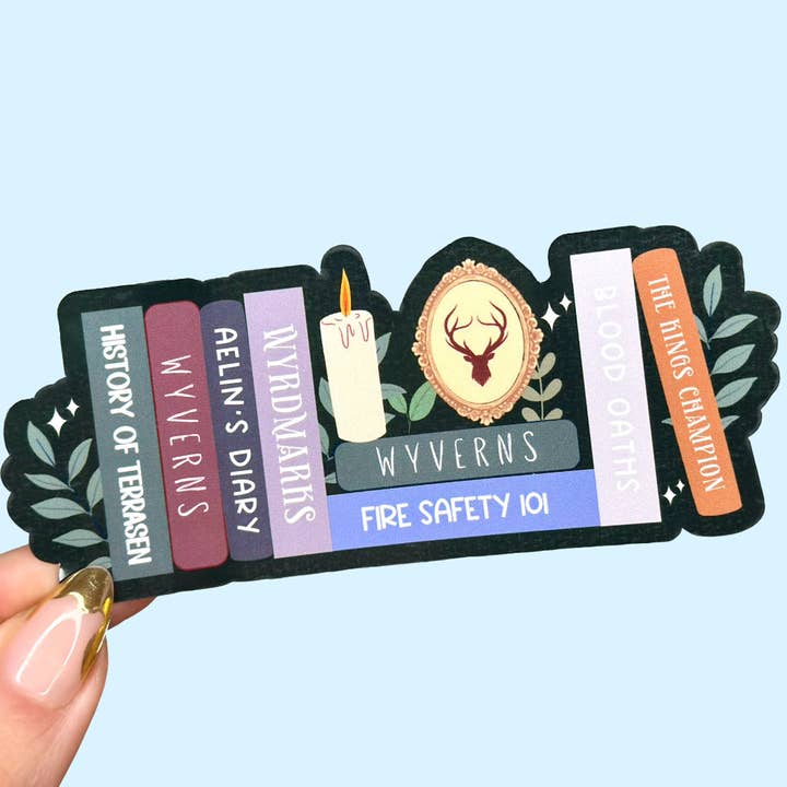 Autocolante de Estante Trono de Vidro por atacado de Hailey Liz Designs