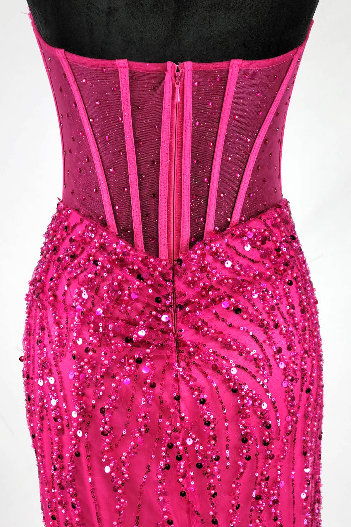 Chicas – wholesale Klänning - Dam – Älskling lång klänning med pärlor och paljetter C36614