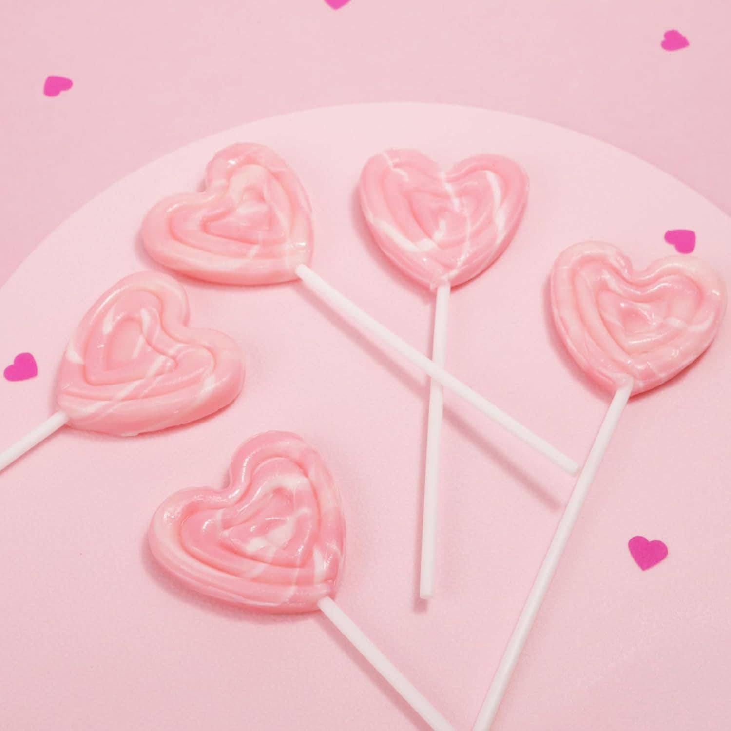 Needzo Inc - Wholesale Lollipop - Box of Swirl Heart Lollipops, Individually Wrapped, 24 Count2