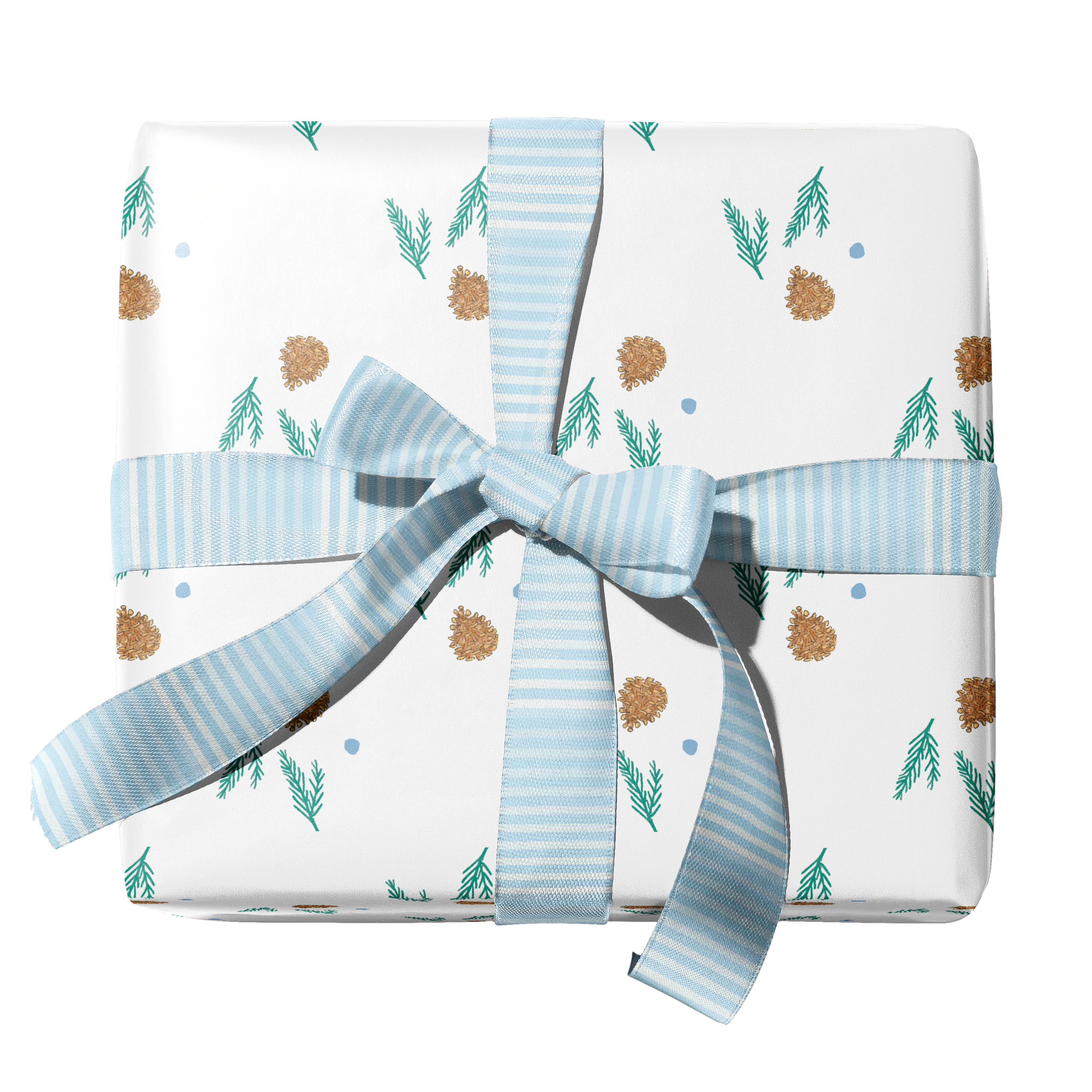 Ramus & Co. - Wholesale Wrapping Paper Roll - Pine Forest Gift Wrap Double-Sided3