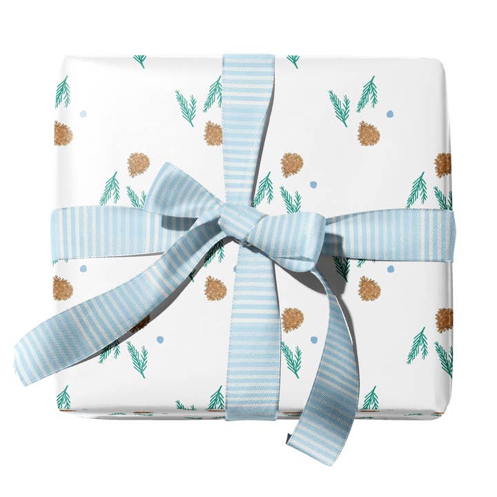 Ramus & Co. - Wholesale Wrapping Paper Roll - Pine Forest Gift Wrap Double-Sided3