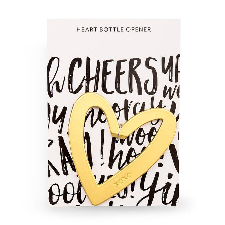 Weddingstar Inc. - Wholesale Party Favor - Gold Heart With XO Bottle Opener Favor