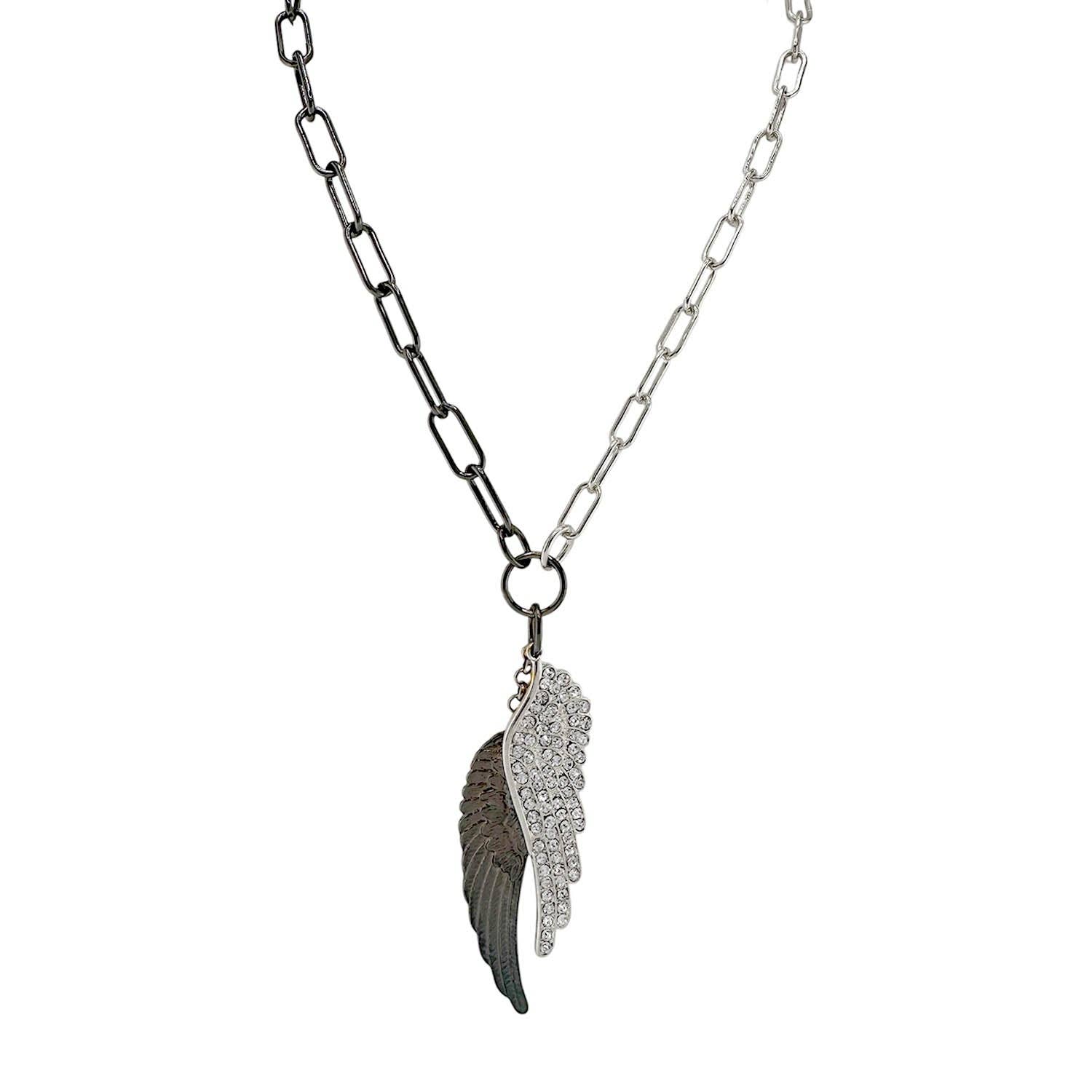 Love, Lisa - Wholesale Pendant/Charm Necklace - Celestial Angel Wings Necklace2