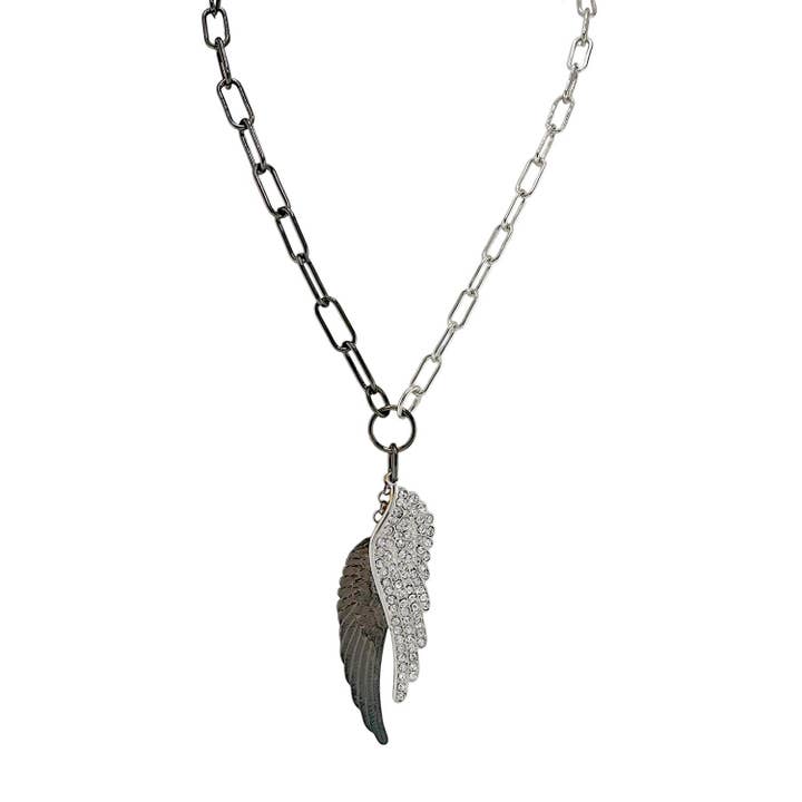Love, Lisa - Wholesale Pendant/Charm Necklace - Celestial Angel Wings Necklace2
