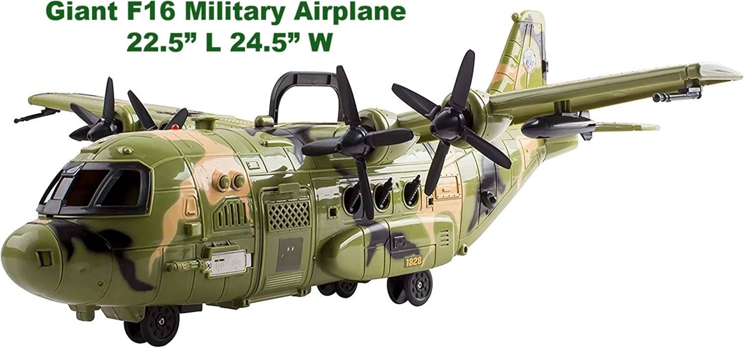 Above Edge - Wholesale Sporting Game - Kids & Baby - AIRFORCE MILITARY TOYS SET for Kids - Giant F16 Fighter Jet 3