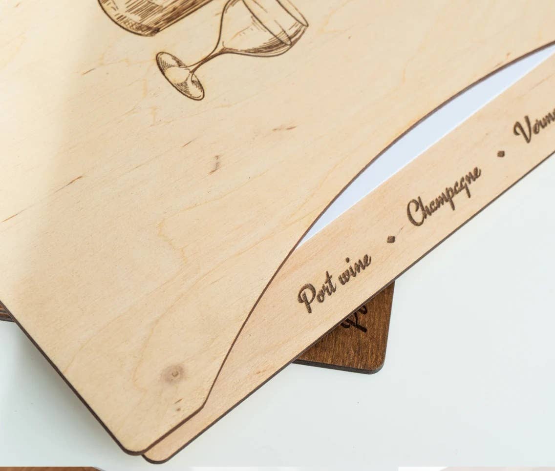 Pikore - Wholesale Klembord - Houten menumap, hoes voor drankenmenu6