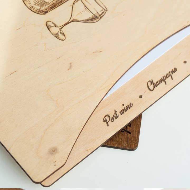 Pikore - Wholesale Clipboard - Wooden menu folder, Drink menu cover6