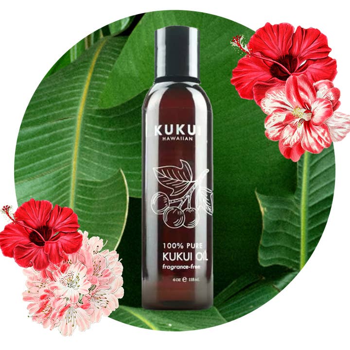 Maui Soap Co. - Wholesale Bath/Body Oil - Pure Kukui Oil, Fragrance-Free 4 oz