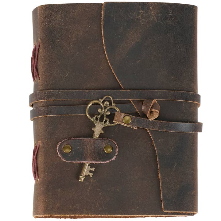 Leather Wrap Journal for wholesale by Primitives by Kathy